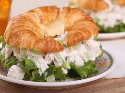 Chicken salad croissant