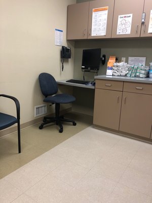 Exam room for Dr Tucker