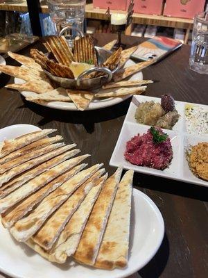 Pita, spread sampler