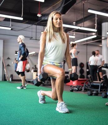 Active adult going through Sports Rehab