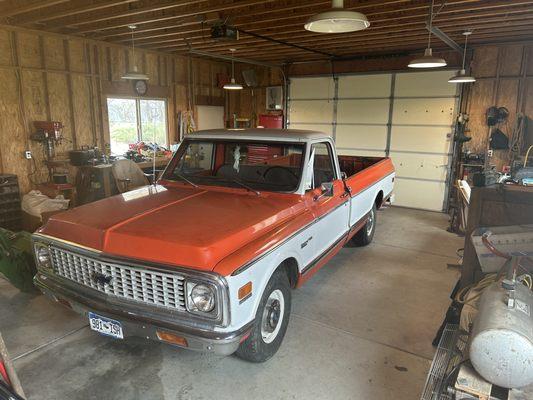 Customers 1972 Chevy C10, full job in portfolio.