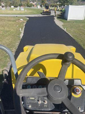 Asphalt paving road in Hollidaysburg