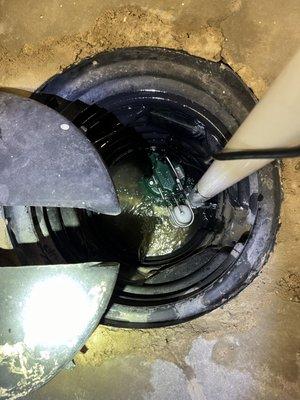 Sump pump replacement