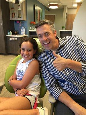 Dr. Spencer and another happy patient!