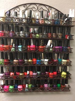 130 colors of polish