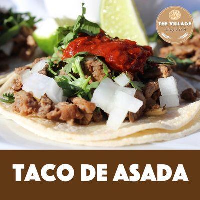 Taco de carne asada