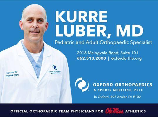 Kurre T Luber, MD Orthopaedic Surgeon Double Board Certified