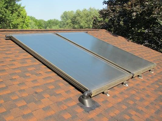 Flush Mounted Solar Collectors