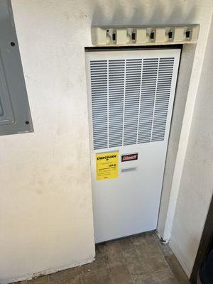 New Colman air handler installed by our team.