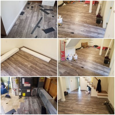 LVT in the basement when you want a wood-look