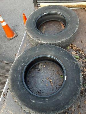 old tires