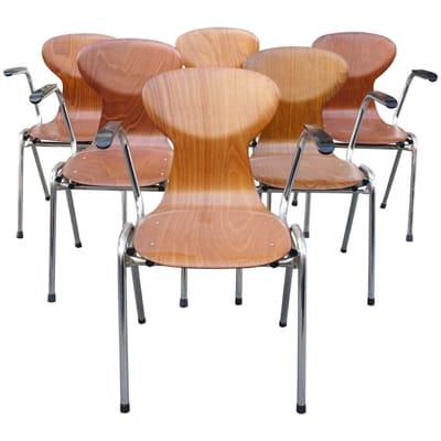 OBO Chairs, set of 6, Holland