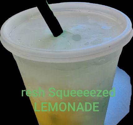 Fresh squeezed lemonade