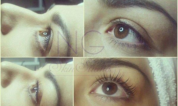 LASHlift.Curls and enhances appearance of natural lashes.  $55 at NGSkin Studio