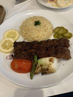 Adana Kebab Platter