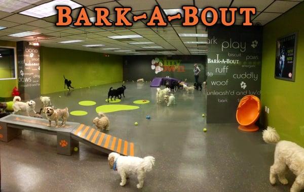 "Tiny Town" is Bark-A-Bout's newest 2,000 square foot Bark Park dedicated to the wee canines of the bunch! Attached viewing area too!