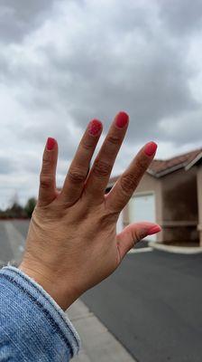 Love love love how my nails turned out!  They were super friendly and she took her time with my mani.