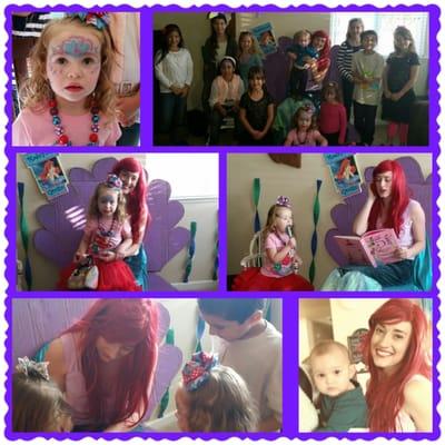 Little Mermaid celebrating Maddy's 3rd Birthday!