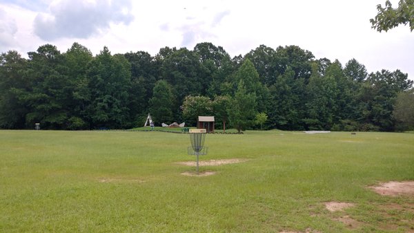 There's a disc golf goal at McKee Road Park