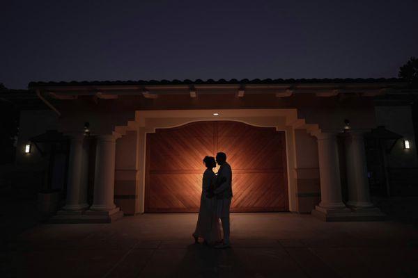 Indian couple at Sangeet