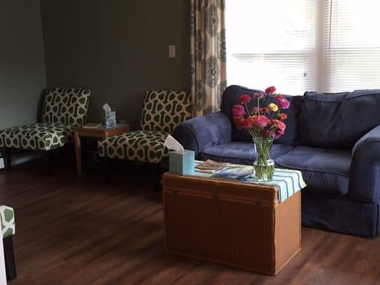 Our waiting room at Wellbeing on Main