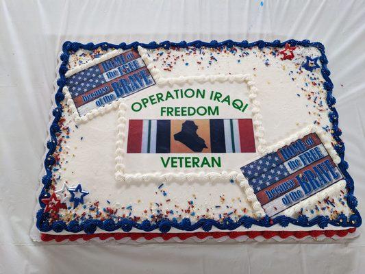 OIF commentation cake