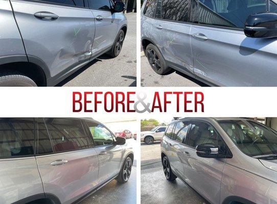 You'll love driving your car again with Excel Auto Body. Finished repairing 2019 Honda Pilot. Now customers vehicle looks and drives like it