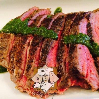 Flank Steak and Chimi Sauce