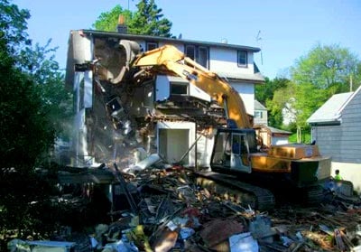 Whole house demolition