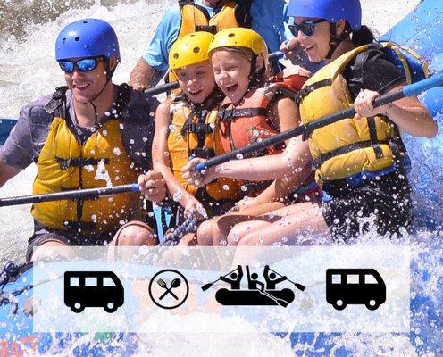 Family floating trips and intermediate rafting adventures: Blue River, Colorado River & Arkansas River. Emphasis on safety and quality!