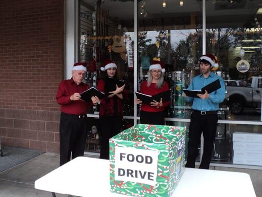 Holiday Food Drive for the Bread of the mighty food bank