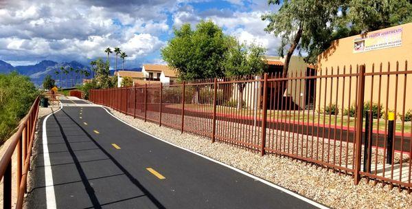 Convenient Access Gates to The Loop - Multi Use Biking/Walking 131 miles of Trail