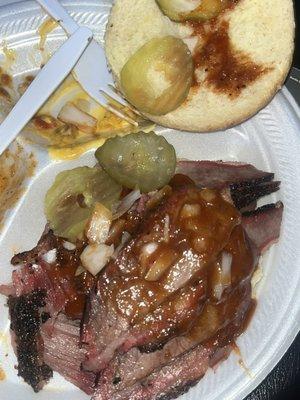 Brisket Sandwich Plate