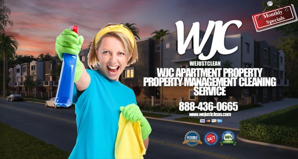 WJC (WeJustClean) Property Management/Real Estate Cleaning Services