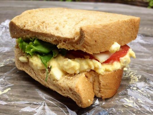 house-made egg salad sandwich