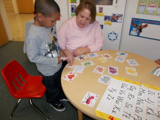 We're known for our high success rates in kindergarten readiness. We do it without worksheets, instead making it FUN to learn