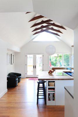 Historic house addition interior view