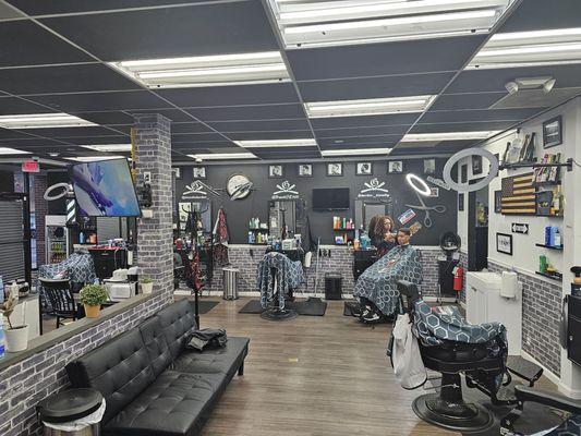 Photos of the barber shop