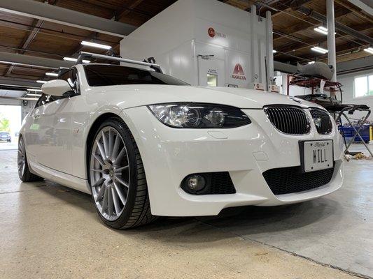 Beautiful paint work by SDR Certified Collision Center!  The Alpine White is perfect.