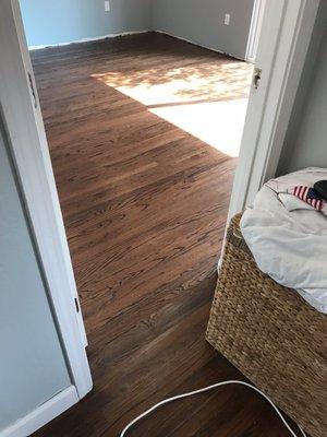 Master bedroom floor