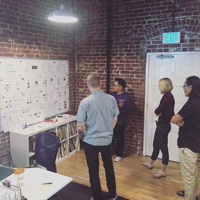 Design review with the team