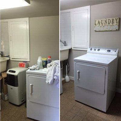 Before & After - Laundry Room