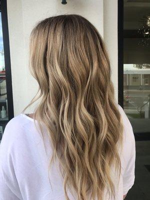 Beautiful highlights, cut and style from goodness gracious