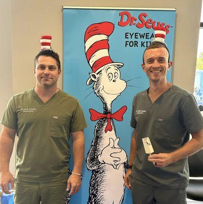 Dr. Jacob Schmitt and Dr. Stefan Hanish, our eye doctors.