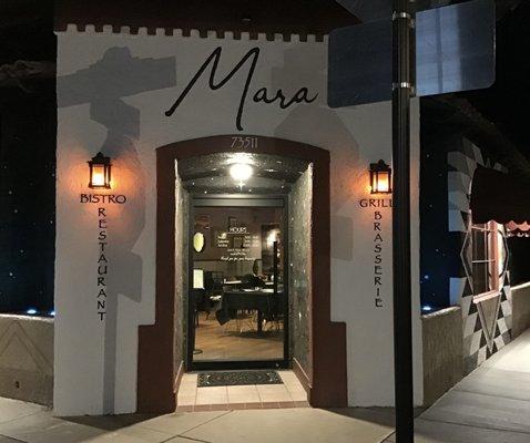 Mara, on the corner of 29 Palms Hwy., and Tamarisk St., in the heart of old-town 29 Palms.