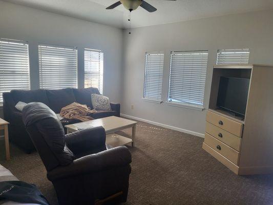 Sitting area in room