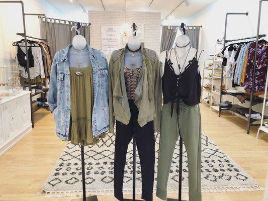 Our spring Free People collection.