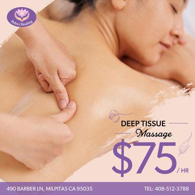 Deep tissue massage have benefited for both your physical and mental health