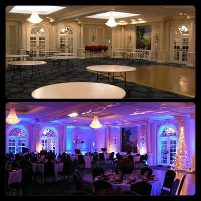 Before & After Lighting Decor!