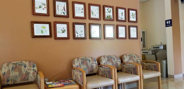 They have a nice waiting room.